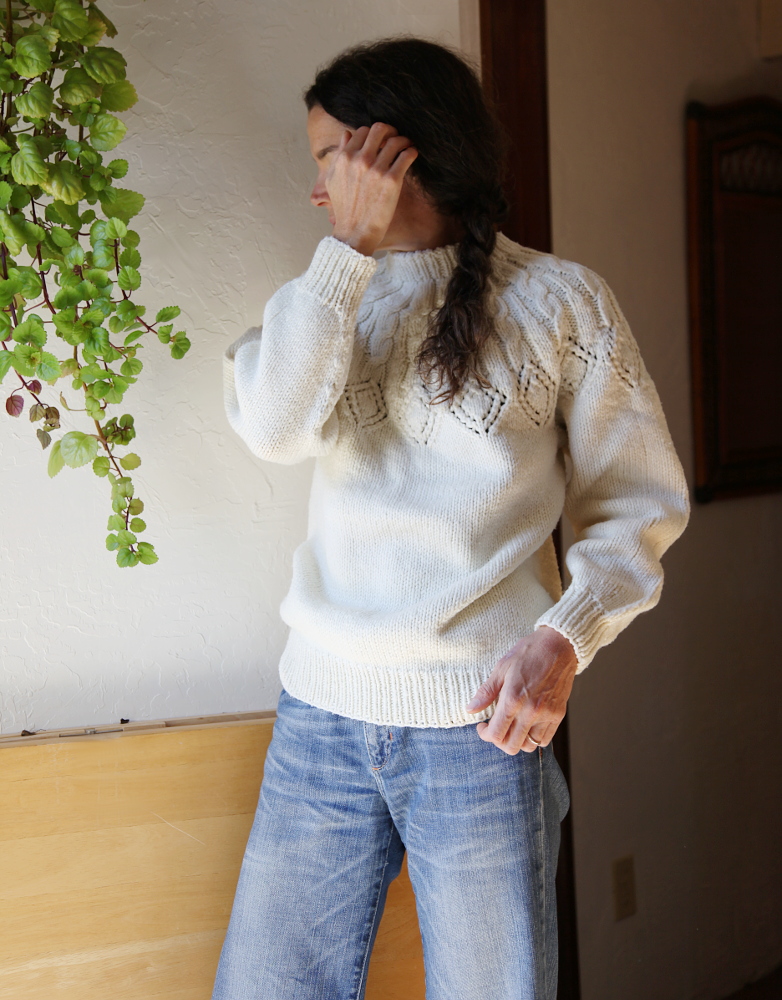 hand knit sweater