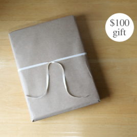 gift certificate | $100