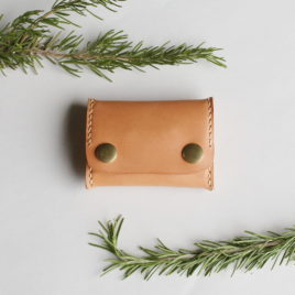 Coin Purse in Natural Leather