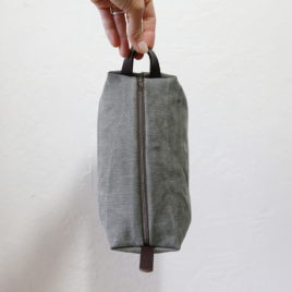 . Mini Duffel in Military Canvas