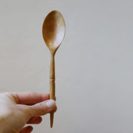 Hand Carved Myrtlewood Spoon