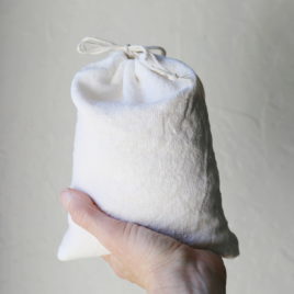 Quart Sack, Salt Linen